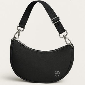 Women's Crescent Crossbody Bag with RFID Blocking - Anti-Theft & Stylish